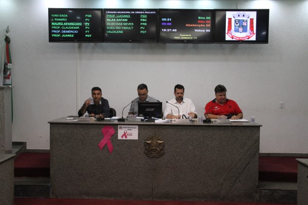 Durante a sessão...