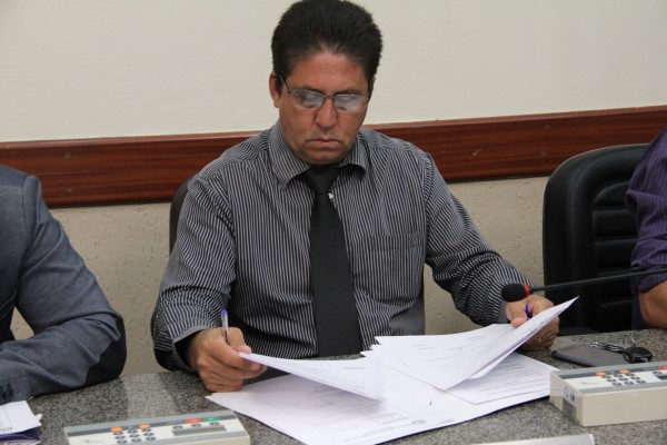 Vereador Hulk durante a última sessão
