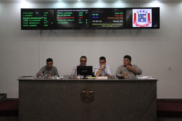 Vereadores votam orçamento...